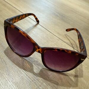 Tortoise Shell Sunglasses with Shaded Lenses